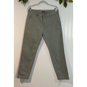 Levis XX Chino Standard Taper Pants Sage Green Mens 34W/32L 98% Cotton